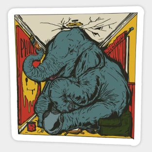 Tiny Room For Elephants Sticker